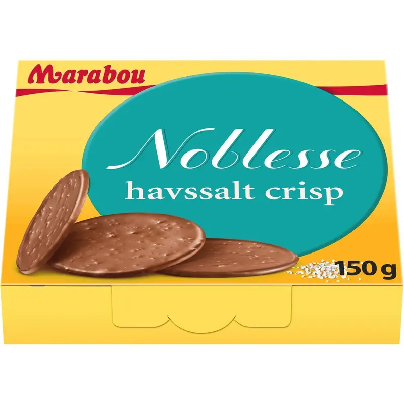 Marabou Noblesse Havssalt Crisp - Noblesse Sea Salt Crisp - 150g