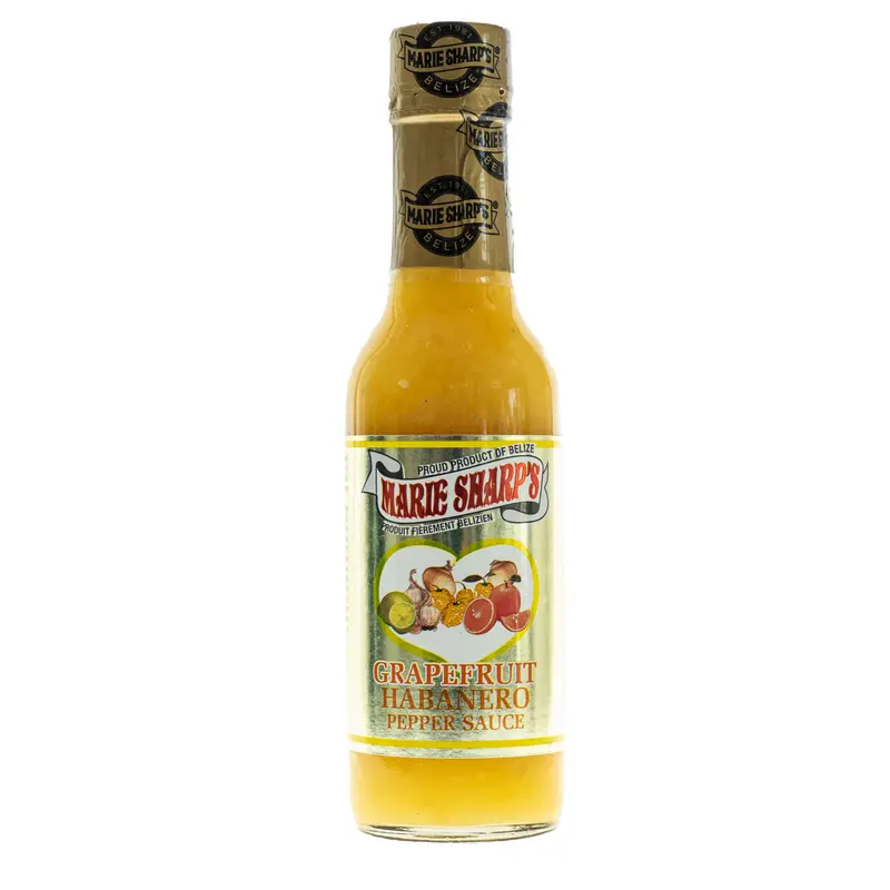Marie Sharp's Grapefruit Pulp Habanero Sauce – 27 % Grapefruit, 148 ml