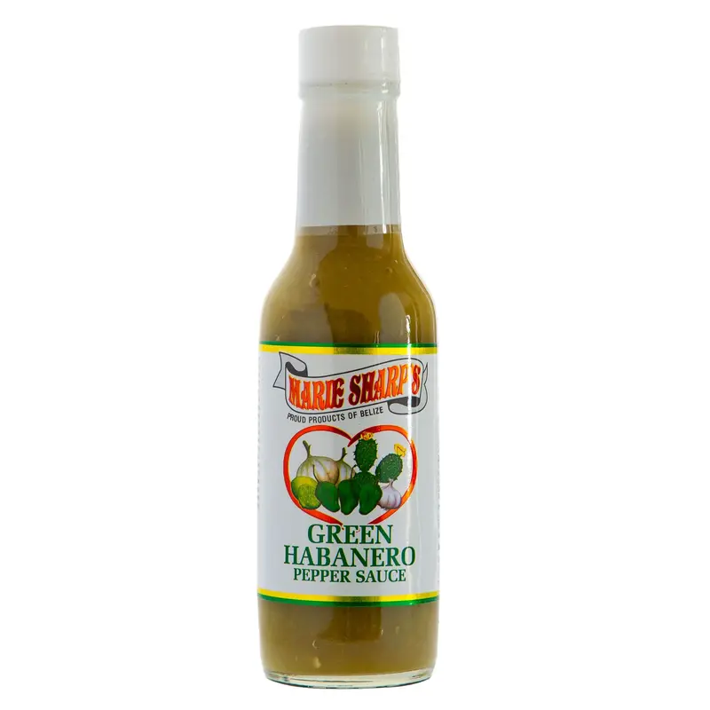 Marie Sharp's Green Nopal Habanero Sauce – mit Feigenkaktus, 148 ml
