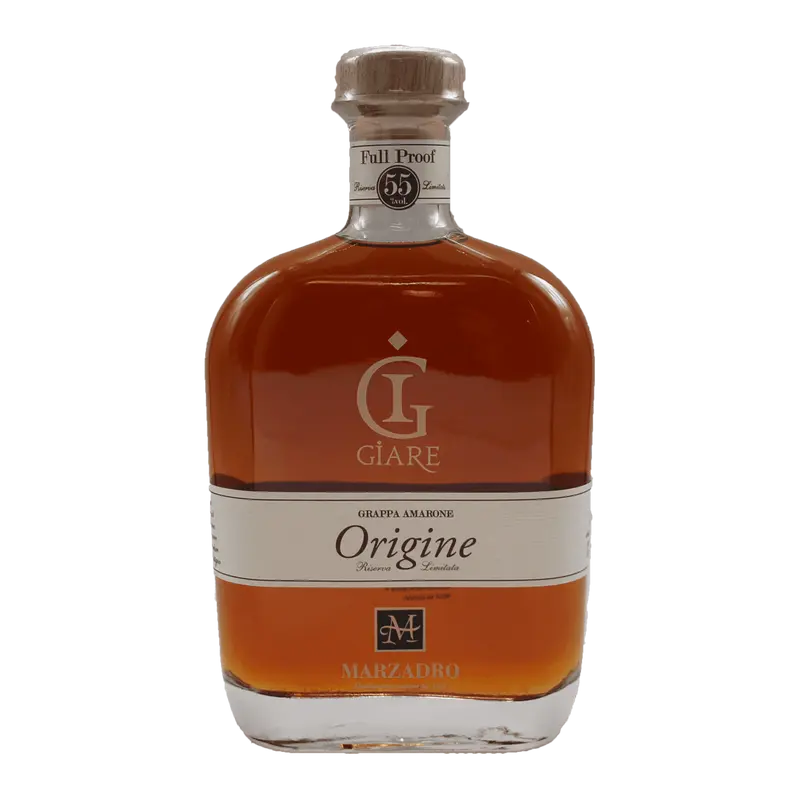 Marzadro Amarone Giare Origine Full Proof Grappa - 70cl