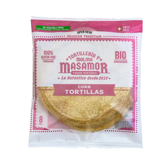 Masamor Organic Corn Tortillas – Yellow and White Corn