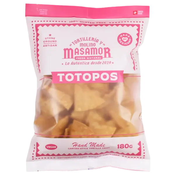 Masamor Yellow Corn Totopos – 150 g