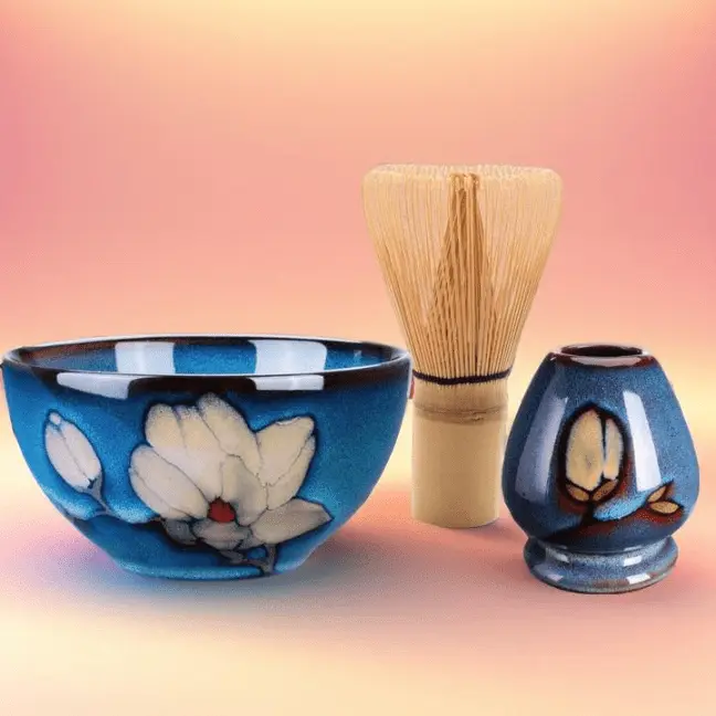 Matcha Grün Tee Set -Ao inkl. Matcha Besen Geschenkidee