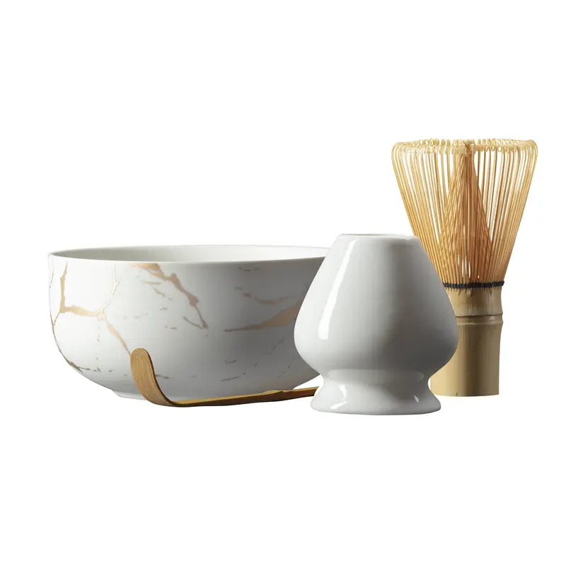 Matcha Magic - GINIRO MATCHA SET Weiss Gold
