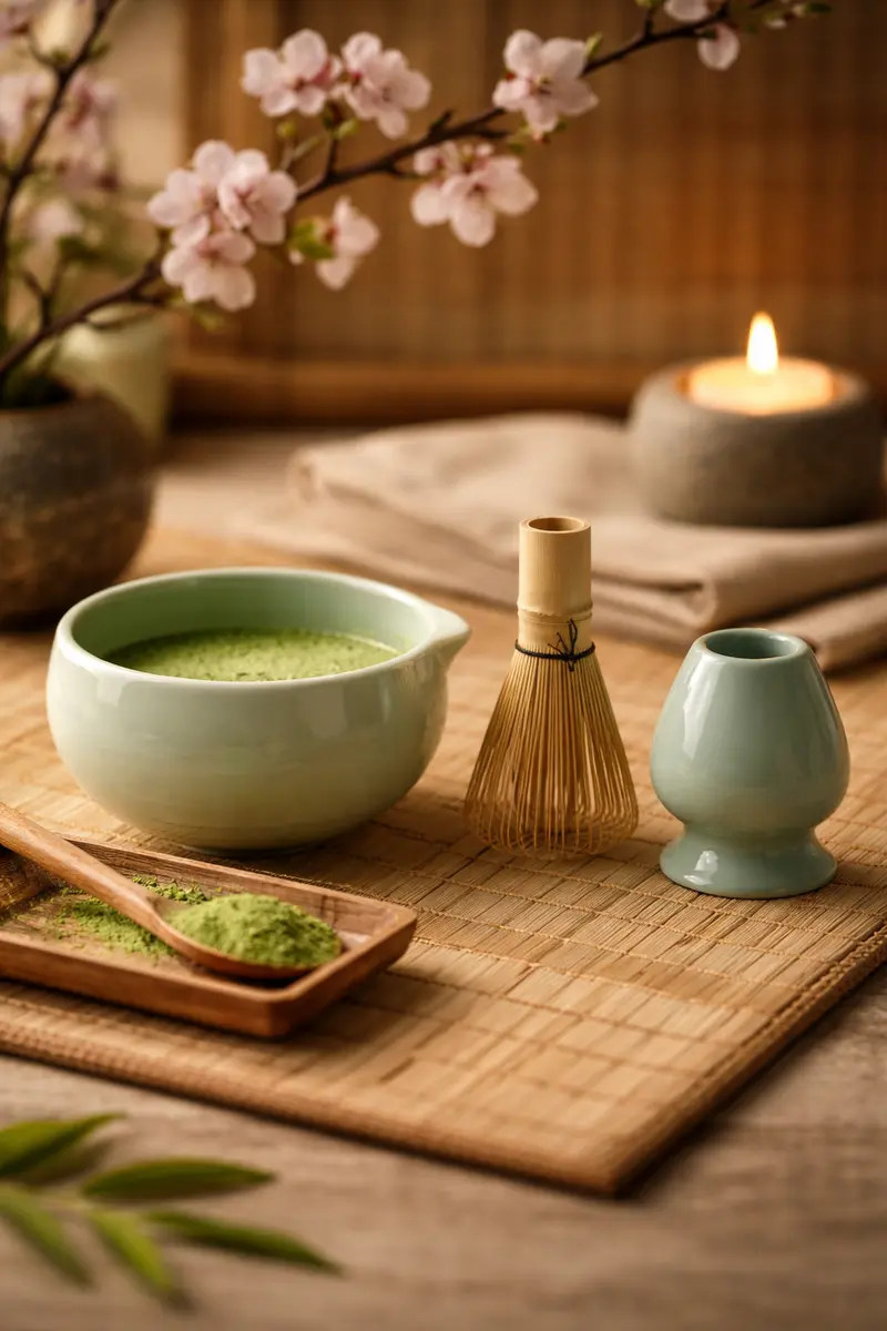 Matcha Set Grün