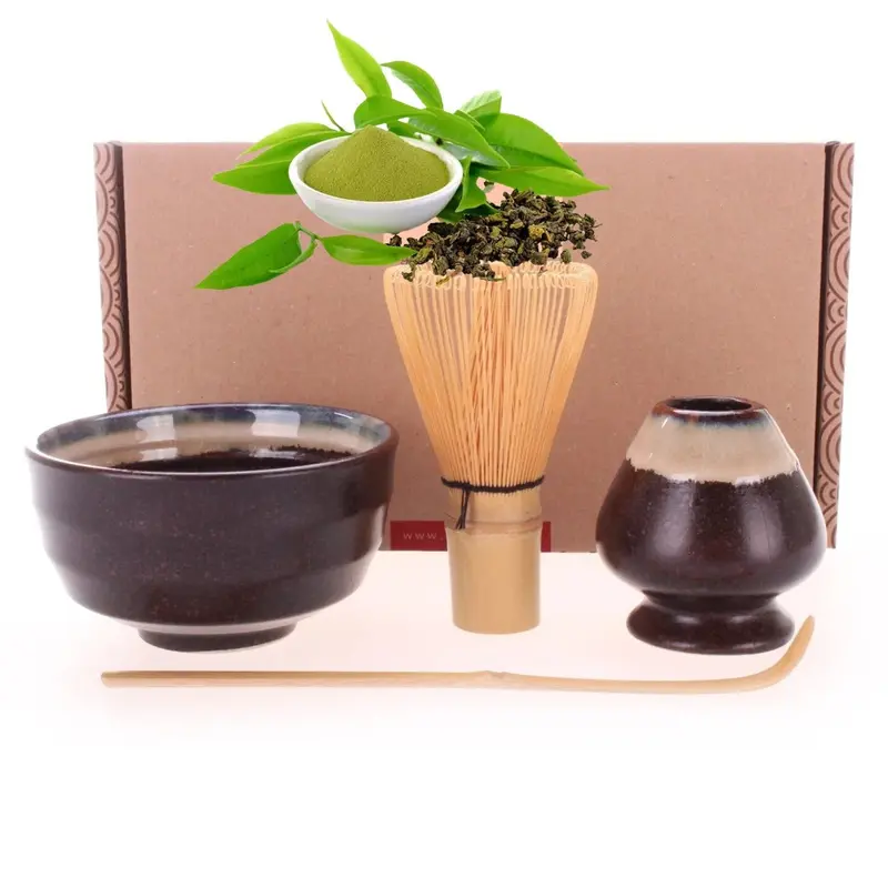 Matcha Tee Set Kin inkl. Matcha Besen Geschenkidee