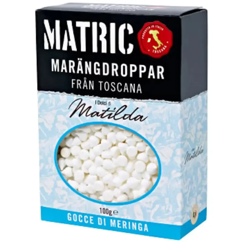 Matric Marängdroppar - Meringue drops - 100g