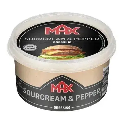 MAX Sourcream & Pepper dressing 220 ml