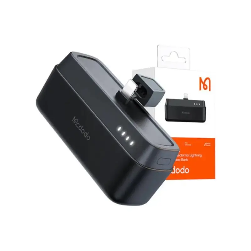 Mcdodo Power Bank 20W, 5000mAh mit Lightning connector (schwarz)