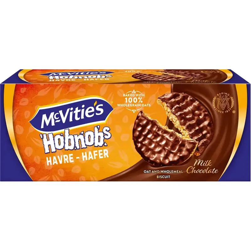 McVities Kakor Hob nobs choklad - Cookies Hob nobs chocolate - 300g