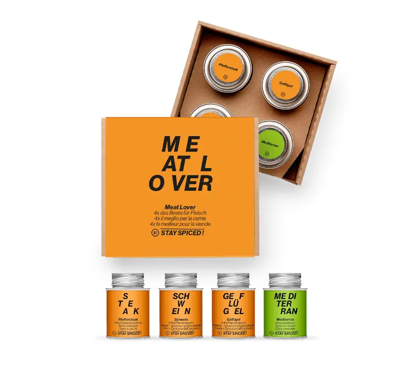 MEAT LOVER | Gewürze Set | 4er Geschenkbox
