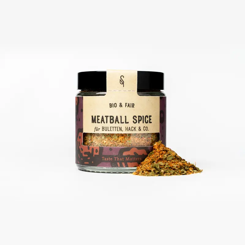 Meatball Spice Bio 120 ml Glas