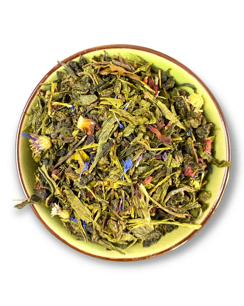 Melodie – Teemischung Oolong, Grüntee & Granatapfel | Teemotion