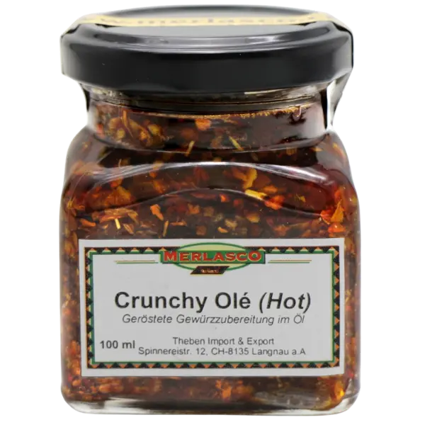 Merlasco Crunchy Ole Hot Roasted Spice Preparation - 100 ml