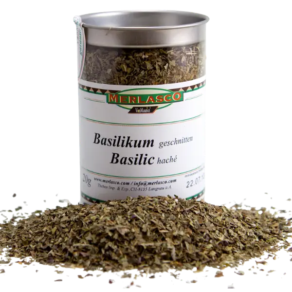 Merlasco Dry Cut Basil Leaves – 20 g