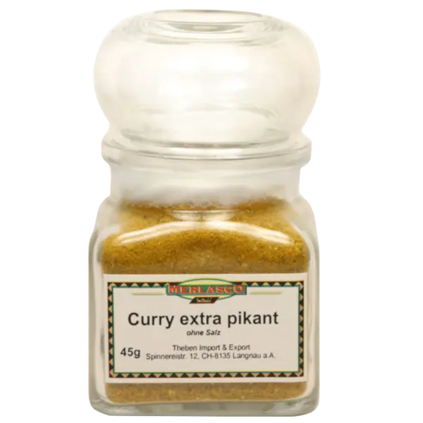 Merlasco Extra Hot Curry Powder without Salt - 45 g