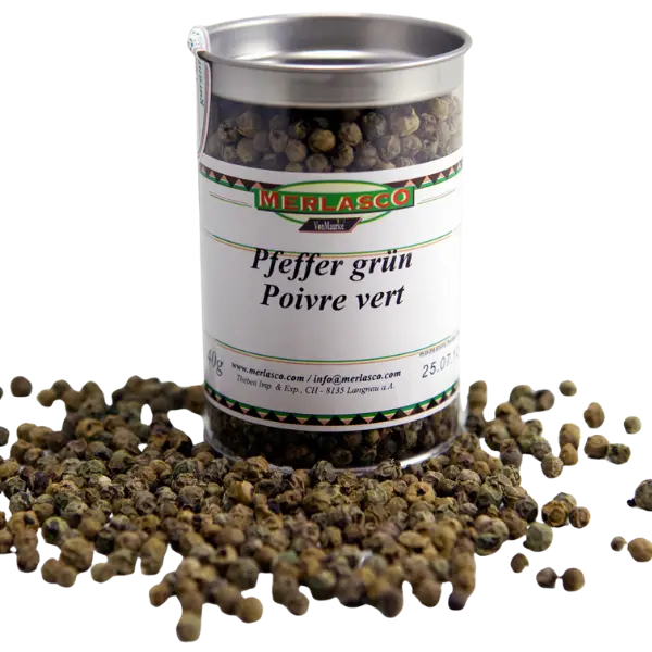 Merlasco Green Peppercorns Whole – 30 g