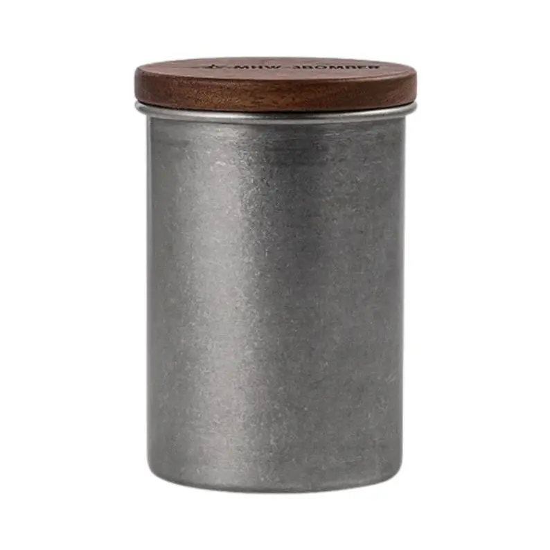 MHW-3BOMBER Edelstahl-Vorratsdose Silver Spot 500 ml – Kaffeebohnen dicht verschlossen aufbewahren