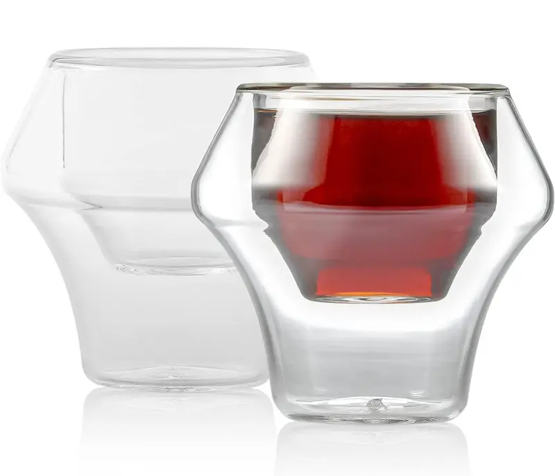 MHW3-BOMBER Doppelwandiges Espresso Glas 2-Stück/Set