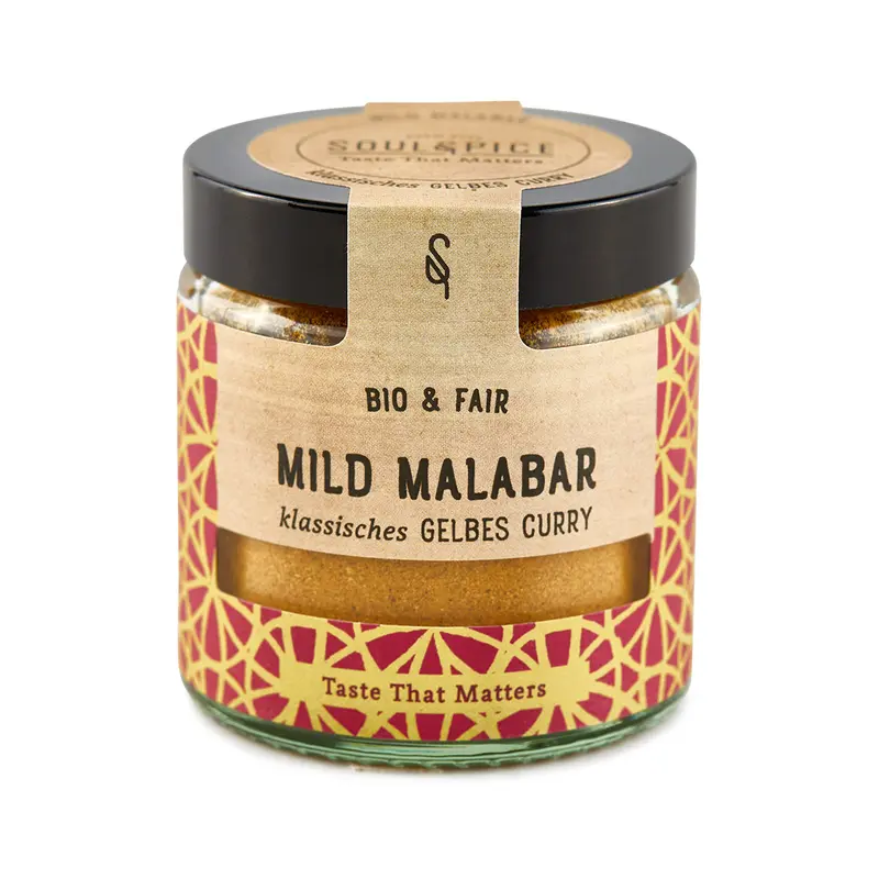 Mild Malabar Gelbes Curry Gewürz Bio