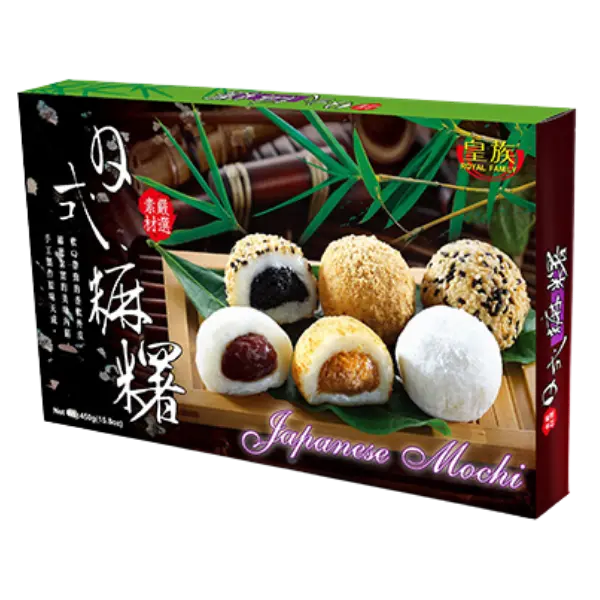 Mochi Japanese Style Mixed (Red Bean / Sesame / Peanut) - 450 g