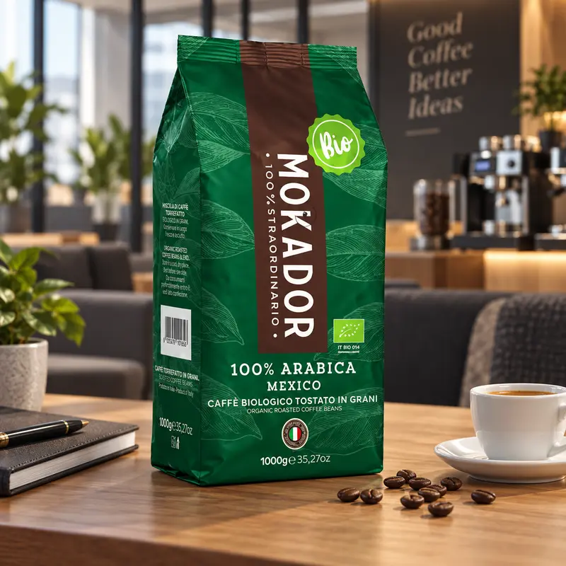 Mokador 100% Arabica Mexico Bio 1 kg Kaffeebohnen