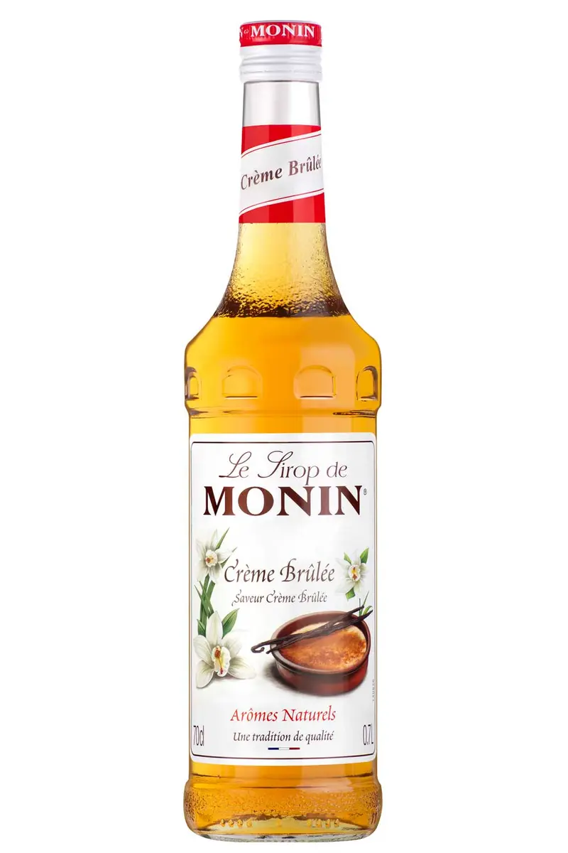 MONIN Sirup Crème Brûlée – Verwöhne dein Getränk mit Dessert-Flair