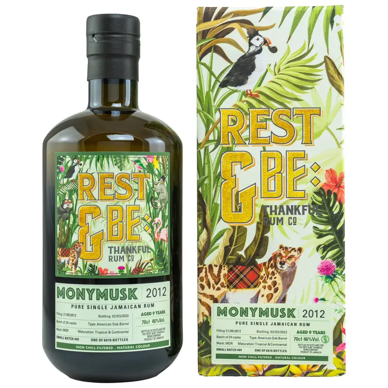 Monymusk 2012/2022 - 9 y.o. - Small Batch 1 - Rest & Be Thankful