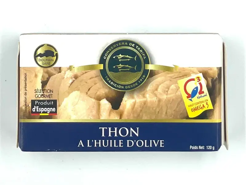 Morceaux de thon d'Andalousie à l'huile d'olive