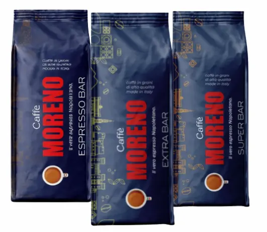 Moreno Set – Super Bar, Espresso Bar & Extra Bar, Kaffeebohnen - 3kg
