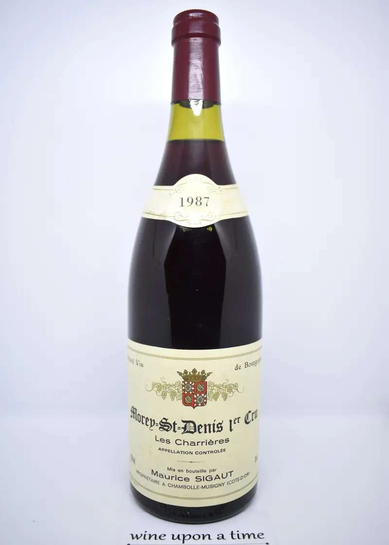 Morey-St-Denis 1er cru 1987 "Les Charrières" - Domaine Anne et Hervé Sigaut