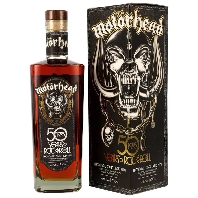 Motörhead 50 Years of Rock & Roll Heritage Dark Rum