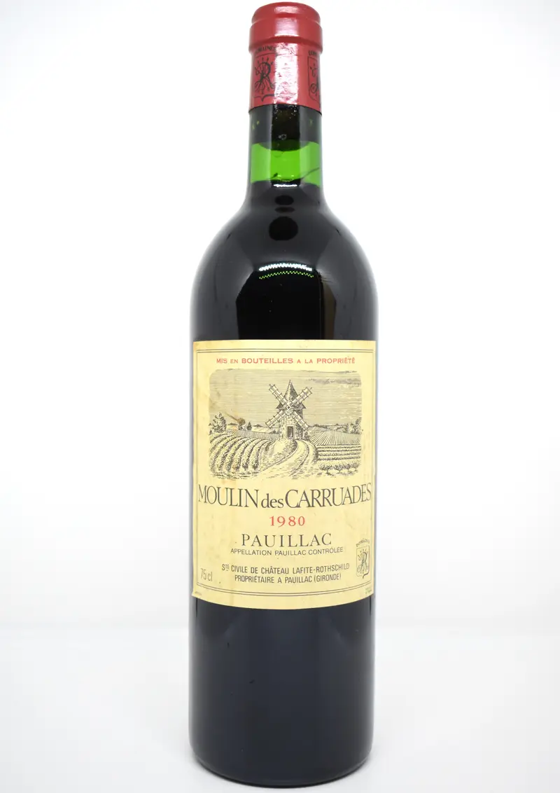 Moulin des Carruades 1980 - Pauillac - 2nd Vin Lafite Rothschild