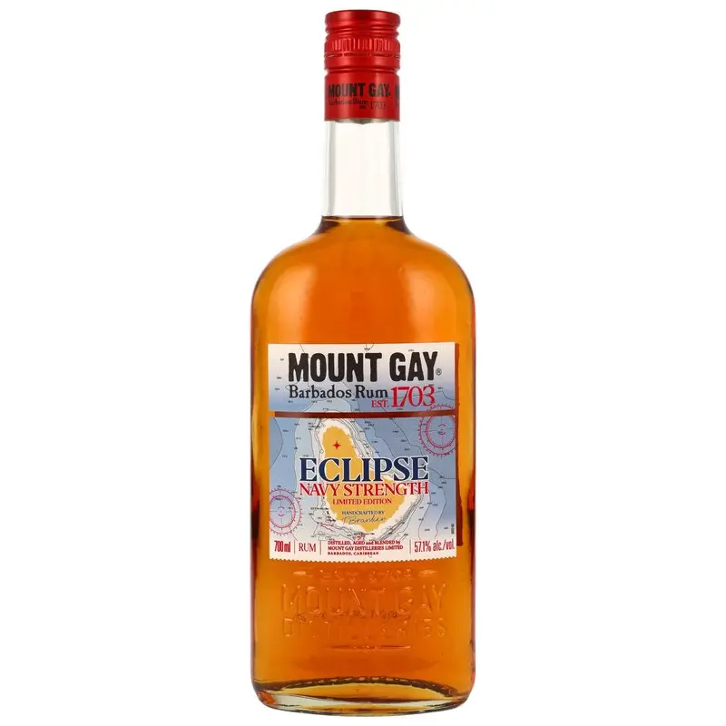 Mount Gay 1703 Eclipse Rum - 0,7 Navy Strength Limited Edition