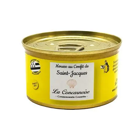 Mousse au confit de Saint-Jacques