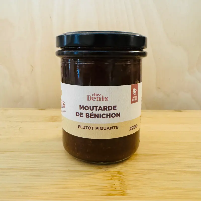 Moutarde de Bénichon - plutôt piquante