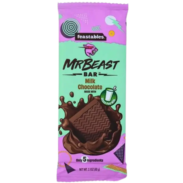 Mr. Beast Milk Chocolate Bar - 60 g