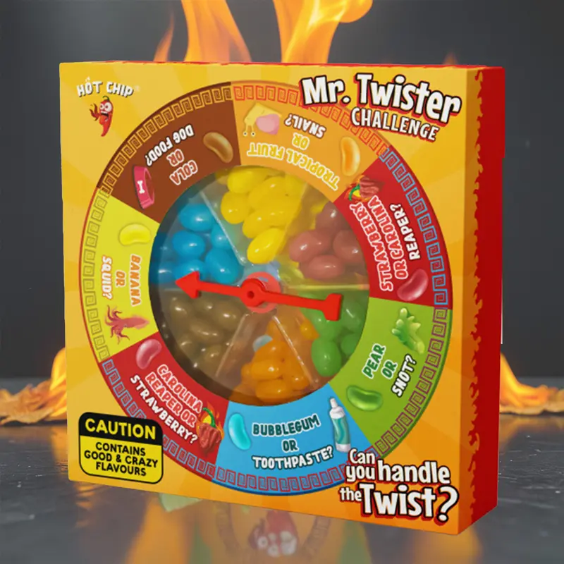 Mr. Twister | Das herausfordernde scharfe Jelly Beans Challenge Spiel | 120 g