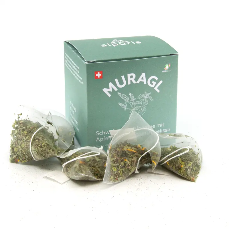 MURAGL – Schweizer Alpenkräutertee mit Apfelminze & Zitronenmelisse (BioSuisse)