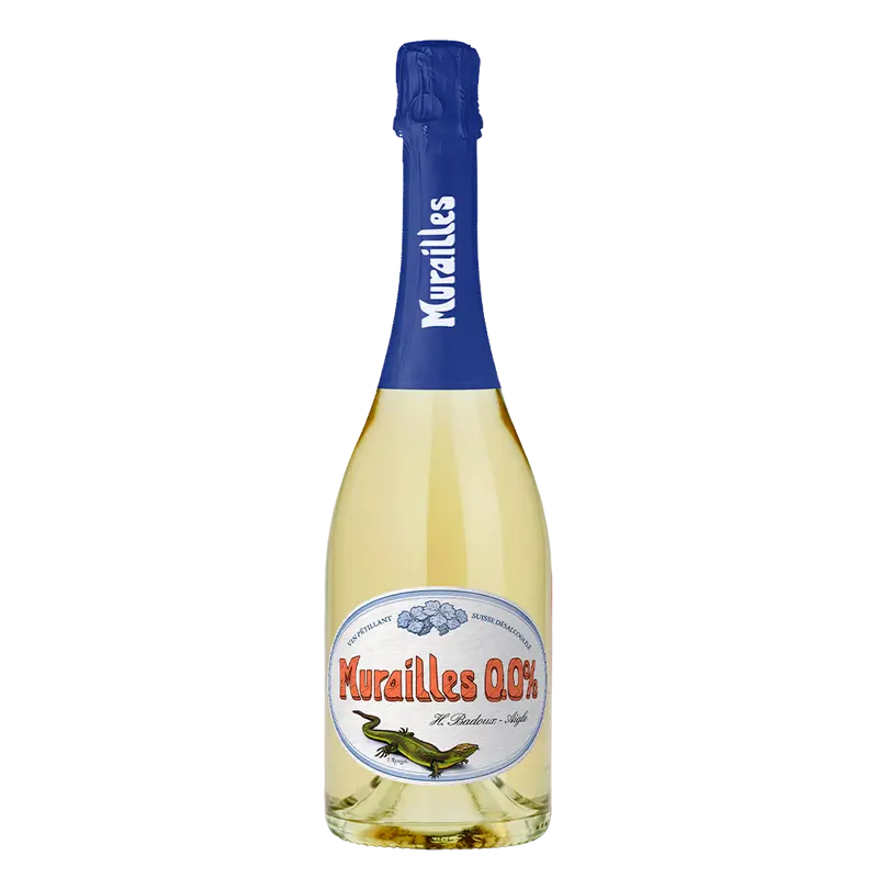 Murailles 0.0% Vin Pétillant Suisse désalcoolisé