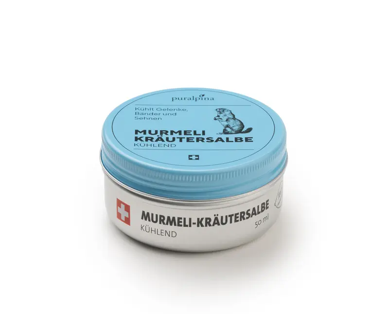 Murmeli-Kräutersalbe kühlend