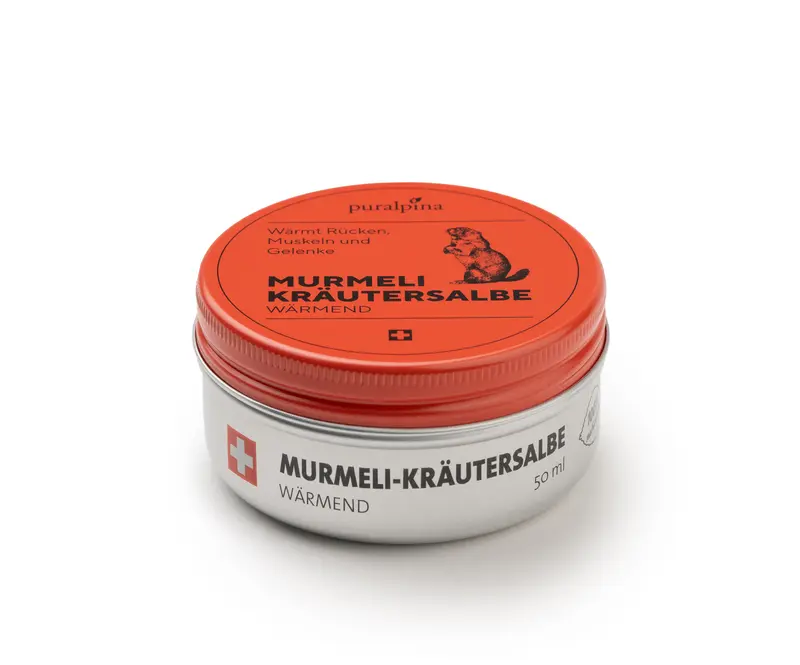 Murmeli-Kräutersalbe wärmend