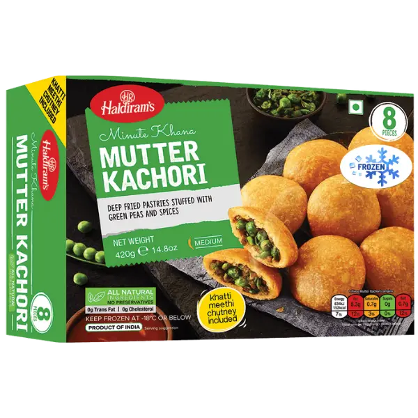 Mutter Kachori (8 pcs) Frozen - 420 g