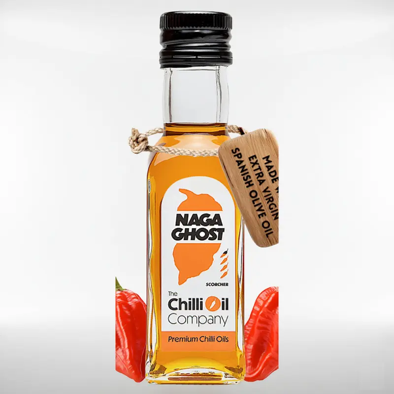 Naga Bhut Jolokia (Ghost Pepper) Chili-Öl | extrem scharf, intensiv | 125 ml