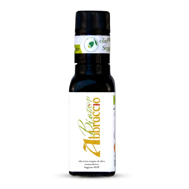 Natives Bio-Olivenöl Extra Monokultivar Olivastra Seggianese DOP - Flasche 100ml Abbraccio
