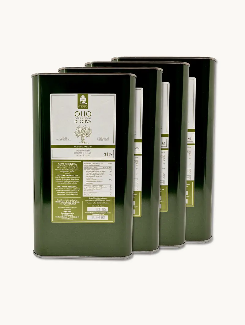Natives Olivenöl Extra - Di Blasio - Set aus 4 x 3L