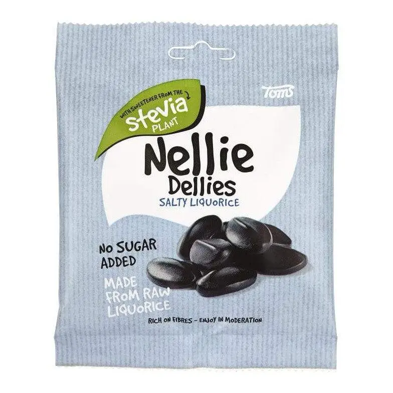 Nellie Dellies Salty Liquorice 90g