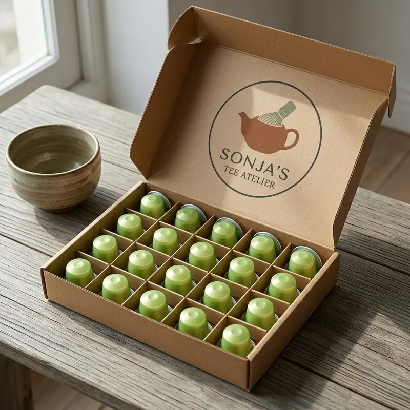 Nespresso® kompatible Bio-Matcha-Tee-Kapseln | Premium Zeremoniequalität