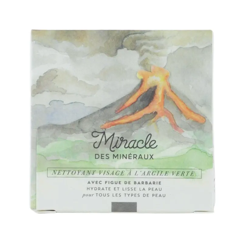 Nettoyant visage argile verte – Miracle des Minéraux