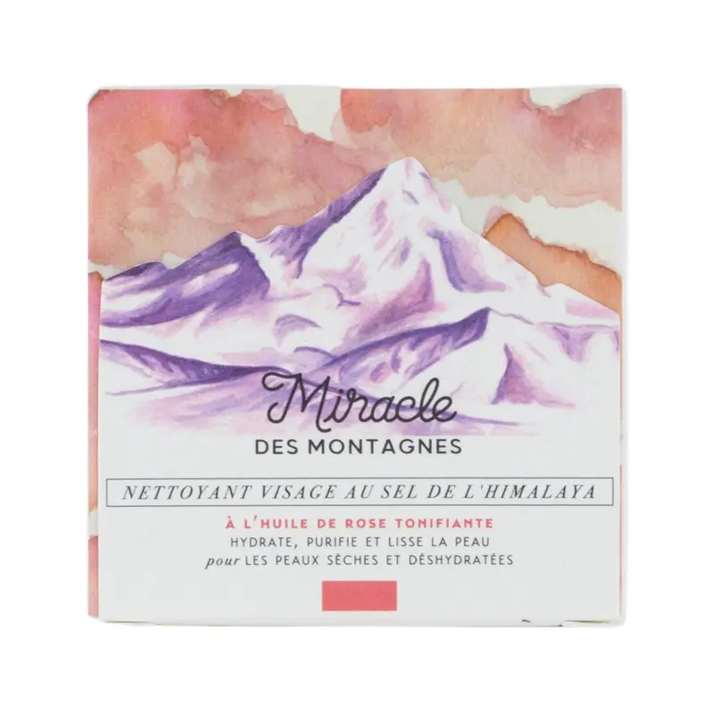Nettoyant visage sel rose de l’Himalaya – Miracle des Montagnes